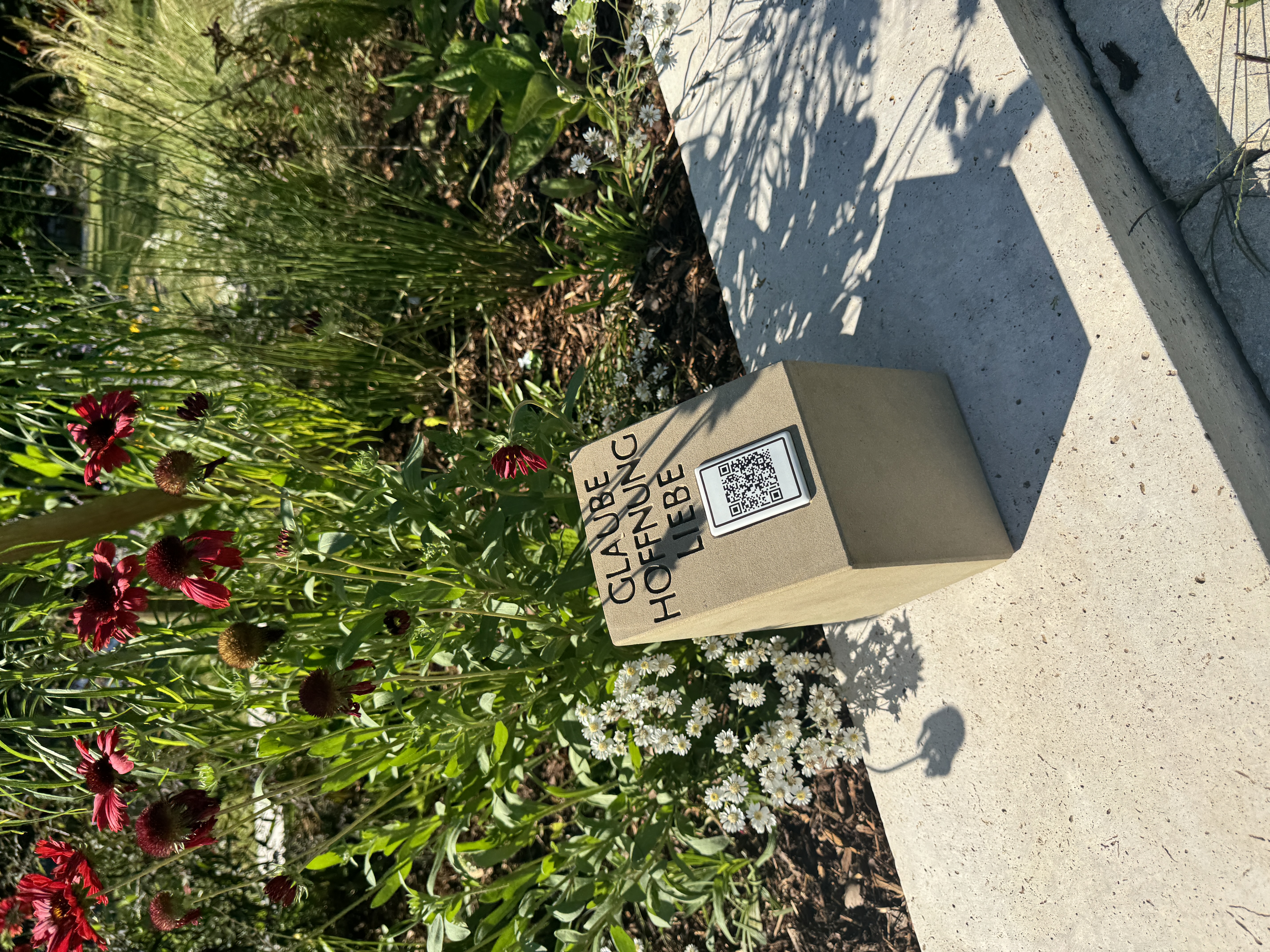 QR-Code Porzellan Detail